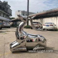 Stainless Steel Deer Sculpture